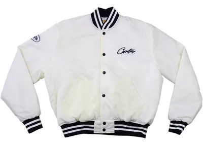 Corteiz Stadium Jacket (White)