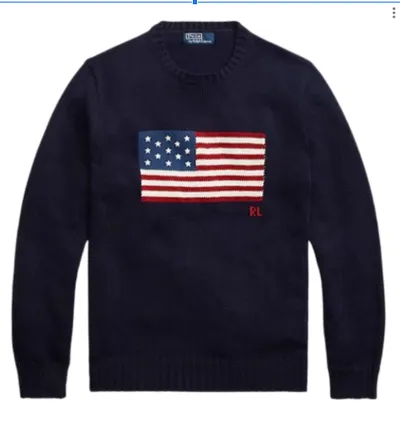 Ralph Lauren Amercian Flag Sweater