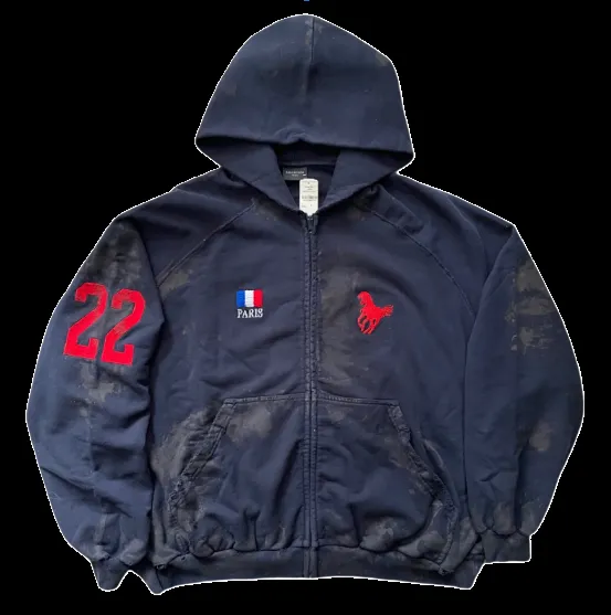 Balenciaga Polo Zip Hoodie